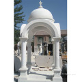 natural marble made hand carved European style outdoor Church white marble gazebo